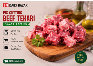 Fresh Premium Tehari Cut Beef Bone-In Bangladesh